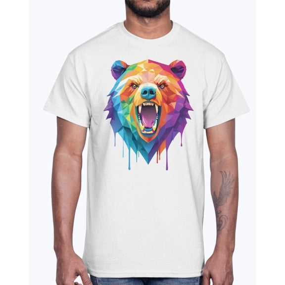 Animal Shirt, Tee Shirt with Bear, Bear Shirt