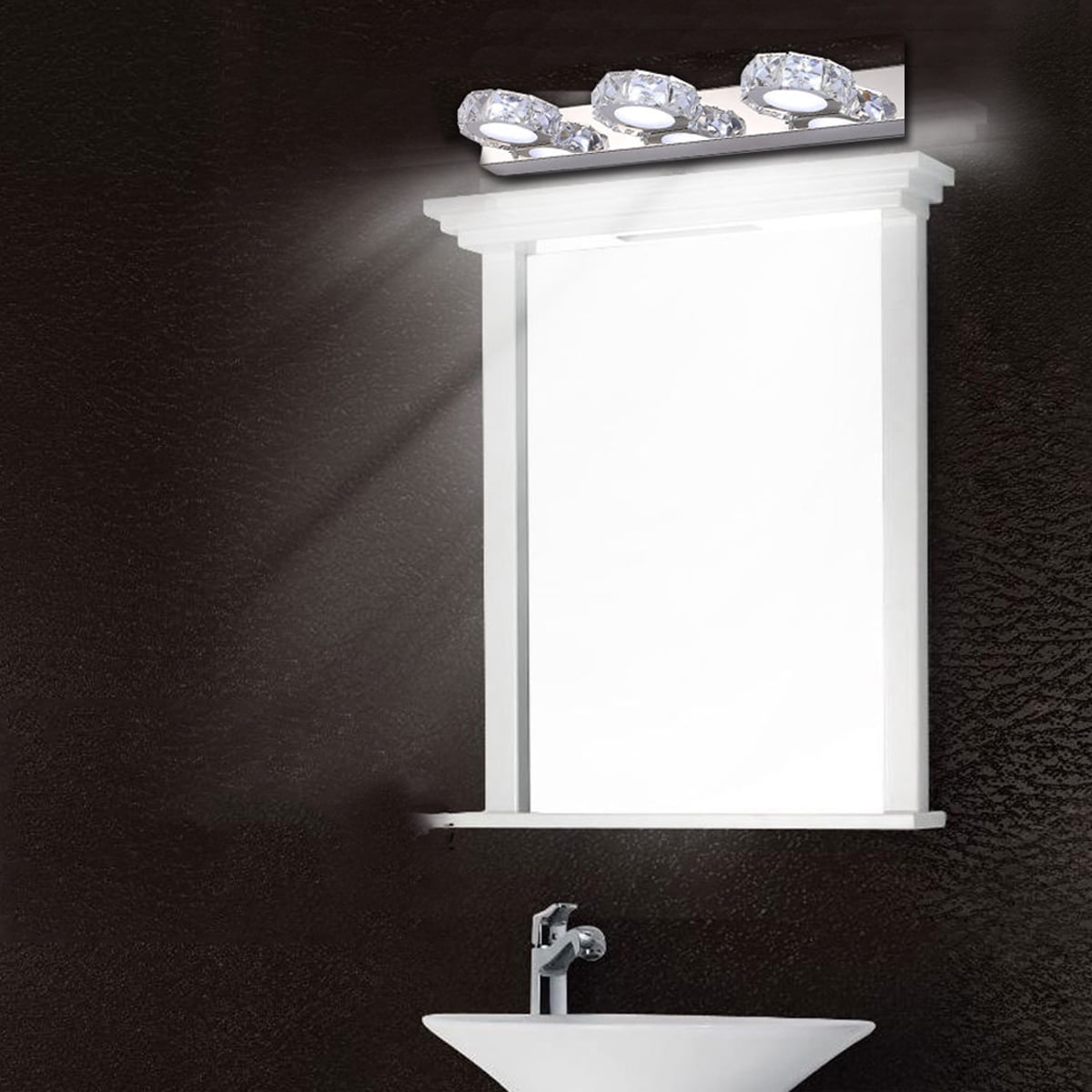 Modern 9W LED Acrylic Bathroom Mirror Front Light Toilet Wall Mount Lamp Fixture Walmart Canada