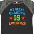 thumbnail image 4 of Inktastic My Great Grandpa is Awesome Grandkid Boys or Girls Toddler T-Shirt, 4 of 5