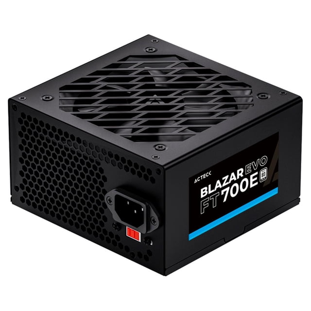 Fuente de Poder PC 700W Gamer ACTECK BLAZAR EVO FT700E Negro ES-05004E Acteck ES-05004E