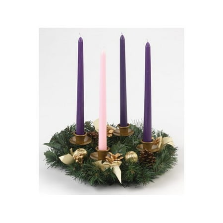 - The Holiday Aisle Traditional Pine Cone Advent Wreath Candelabra