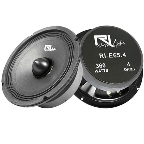 RI Audio 6.5" Midrange Speakers 360W Peak Power 180W RMS 4 Ohm RI-E65.4 2 Pack