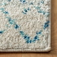 thumbnail image 4 of SAFAVIEH Madison Hannah Geometric Area Rug, Ivory/Aqua, 6'7" x 9'2", 4 of 10