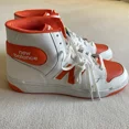 thumbnail image 4 of New Balance 480 Men Size 11 High Top Sneaker Orange White, 4 of 6