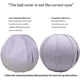 thumbnail image 2 of Silla de bola para sentarse de 65 cm para oficina, dormitorio y hogar, pelota de yoga para ejercicios de pilates con cubierta, solución ergonómica liviana y autónoma para activar la postura con mango, 2 of 5