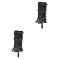thumbnail image 3 of Fundas para botas piratas, vendas reutilizables para piernas para hombres, accesorios novedosos de estilo vintage. Negro, 3 of 7