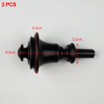 thumbnail image 4 of facefd 2 Pcs Embouts de Tringle à Rideaux 3/4 Pouce Remplacement pour Chambre Salon Noir, 4 of 9