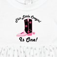 thumbnail image 4 of Inktastic 1st Birthday Cowgirl is One Girls Baby Dress, 4 of 5