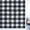 Black, variant on Black Purple Plaid Window Privacy Film Stain Glass,Reusable Decorative Rainbow Window Film,Farmhouse Simple Buffalo Checked Static Cling Sun Blocking Stickers Decals Covers 17.7" x 39.3" (2pcs)
