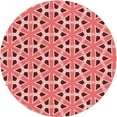 thumbnail image 1 of Ahgly Tapis Rond Lavable en Machine Intérieur Transitionnel Rose Pastel, 5 Pieds Rond, 1 of 7