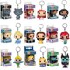 thumbnail image 2 of FUNKO Keychain Cartoon Princess Doll Belle Ariel Rapunzel Cinderella Jasmine Tiana PVC Action Figure Collection Model Toys Gift, 2 of 4