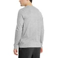thumbnail image 2 of Hat and Beyond Men's Vintage Crew Neck Classic Hem Long Sleeve Premium Ring Spun Cotton Tee Shirt, 2 of 7