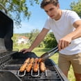 thumbnail image 2 of Hioecau BBQ Roller Rack Stainless Steel Sausage And Vegetable Grill Roller Rack for Evenly Cooked Food Easy to Clean Rust-Proof Outdoor Grilling Tool, 2 of 8