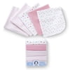 Gerber - Girl's Flannel Receiving Blankets 5-Pack