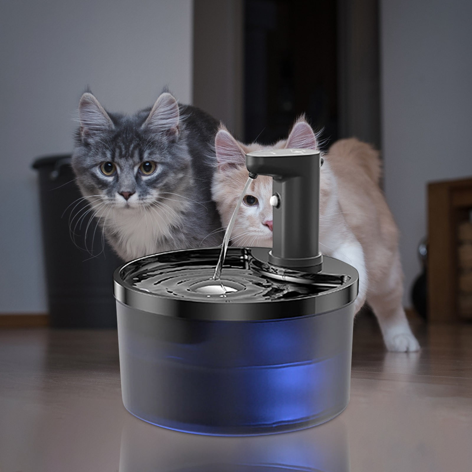 Water Dispenser Durable Chew Proof Automatic for Cats Dogs Indoor Outdoor Use