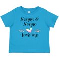 thumbnail image 3 of Inktastic Nonna and Nonno Love Me Heart Grandchild Boys or Girls Baby T-Shirt, 3 of 5