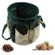 thumbnail image 5 of Bolsa de herramientas de jardinería con 6 bolsillos para herramientas, lona Oxford impermeable con tela, bolsa de almacenamiento multifuncional resistente al desgaste Rojo Verde, 5 of 5