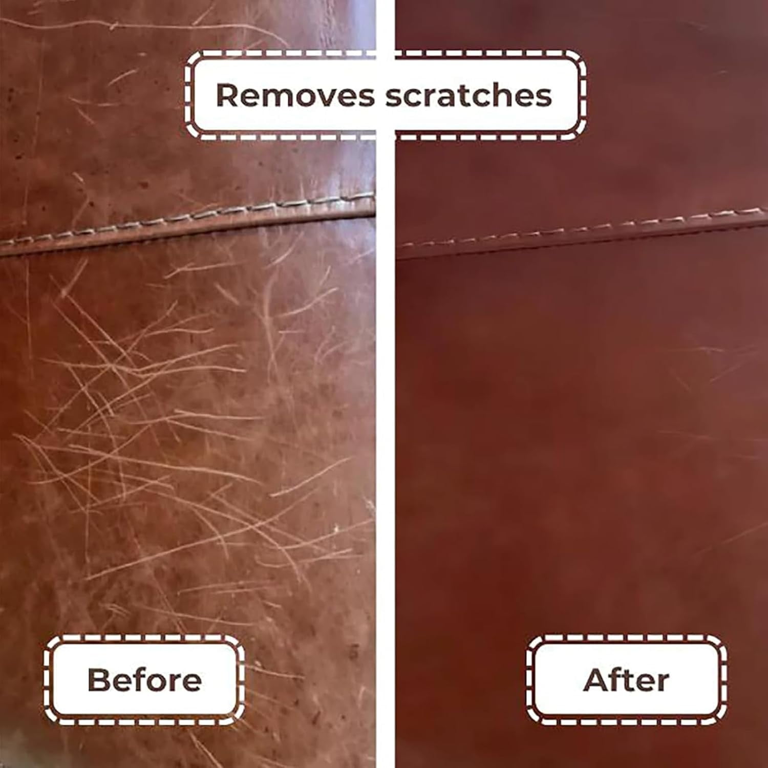 Heidelux - Leather Restoration Cream, Heidelux Leather Conditioner, 𝐋eather & Furniture Repair Salve with Brush, for Couches and Furniture, Repair Salve for Car Seats (3PCS)