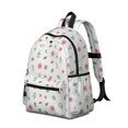 thumbnail image 2 of Pioneer Flower Floral Print Pattern Cute School Backpack with Padded Back and Adjustable Shoulder Straps 13.4"x11"x4.7", 2 of 5