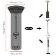 thumbnail image 3 of RXIRUCGD Full Length Patio Standup Outdoor Round Heater Covers Waterproof With Zipper, 3 of 3