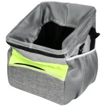 Howish Bike Pet Basket Dogs Carrier Bike Basket Handlebar Front Basket Grey(12.2"X11.02"X14.57")