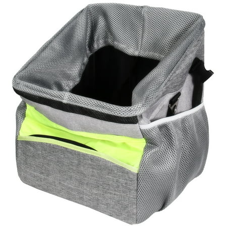 Zoyueyie 1pc Oxford Cloth Breathable Detachable Front Handle Bike Pet Basket Dog Carrier