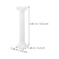 thumbnail image 2 of WHAMVOX 12Pcs Roman Column Pedestal White Plastic Classical Miniature Pillar For Micro Landscape Yard, 2 of 8
