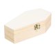 thumbnail image 2 of Small Coffin Box Jewelry Storage Case Unpainted Halloween Coffin Shape Jewelry Box, 2 of 4