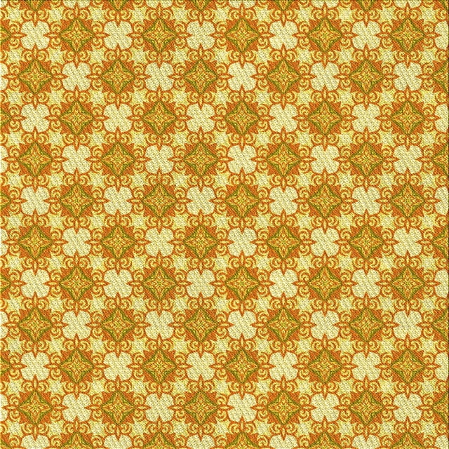 Ahgly Company Tapis d'Intérieur Lavables en Machine, Carré Transitionnel Néon Orange, Carré de 7'