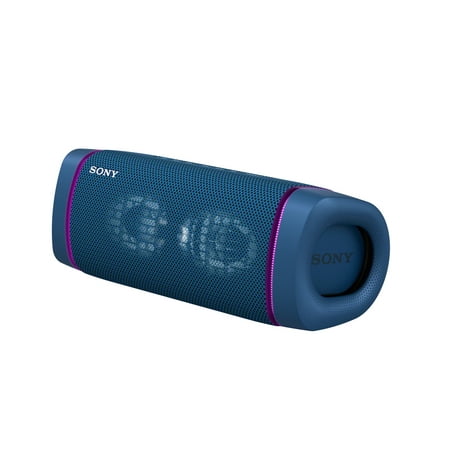 Sony - SRS-XB33 Portable Waterproof & Rustproof Speaker with USB Charging Port - Light Blue