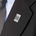 thumbnail image 2 of My Life is Based on a True Story Metal Rectangle Lapel Hat Pin Tie Tack Pinback, 2 of 3
