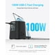thumbnail image 3 of Anker Charging Station (100W), 9-in-1 USB C Power Strip with 300J Surge Protection, for iPhone 15 and MacBook, 5 ft Flat Cable and Plug, 4 USB C and 2 USB A Ports, 3 AC Outlets, for Home, Office, 3 of 5