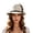 1-White3851, variant on XIAOCHA Womens Braided‑Buckle Fedora Hat Solid Wide‑Brim Hat Outdoor Festival Hat,White