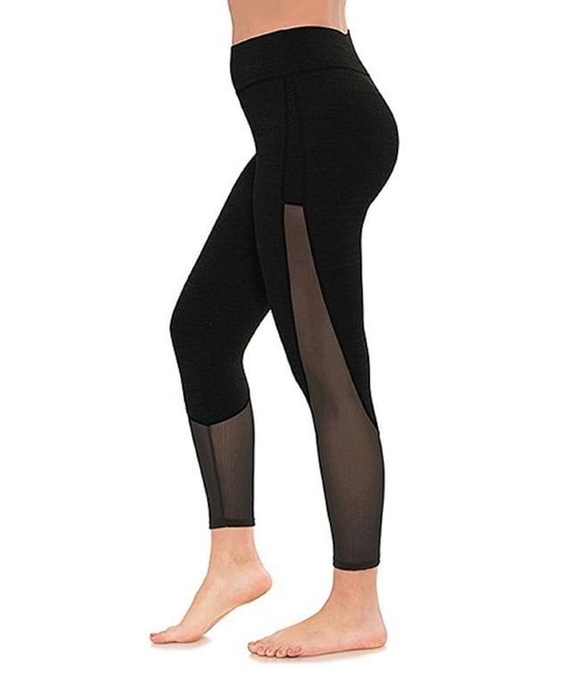 LHVUOA Solid High Waist Leggings Women Heart Workout Yoga Pants Mesh Leather Leggins 