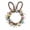 Easter Wreath A, variant on 18 Inch Valentines Day Mesh Wreath,Valentines Wreaths for Front Door with Wooden Sign Fishnet Yarn, Valentines Day Wedding Decorations for Indoor and Outdoor