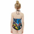 thumbnail image 4 of My Hero Academia Anime Children's One-piece Swimwear Halterneck Swimsuit Summer Beach Girl's Bathing Suits Breathable Beachwear, 4 of 7