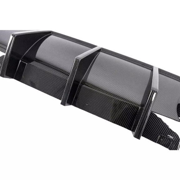 HOUGEET Rear Diffuser Fit for 2015-2023 Dodge Charger SRT Carbon Fiber Rear Bumper Lip Diffuser