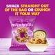 thumbnail image 5 of Pretzel con alto contenido de proteínas Snack Crisp Power, paquete de 6 unidades, 50 g, 5 of 7