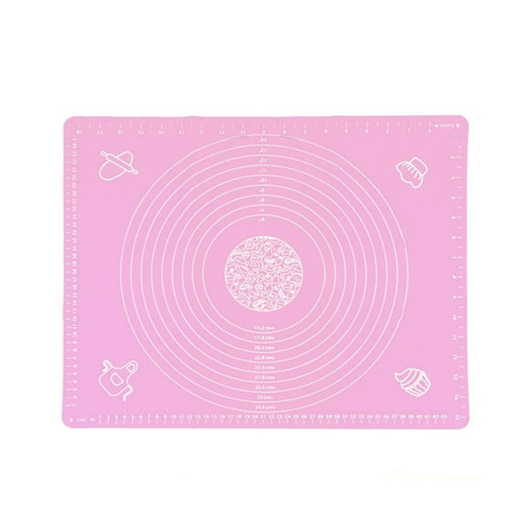 Silicone Baking Mat Dough Maker Pad with Measurements, Dough Rolling Mat, Non-slip Non-stick Rolling Pastry Mat For Kitchen Birthday Wedding Party