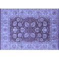 thumbnail image 1 of Ahgly Company Machine Washable Indoor Rectangle Oriental Blue Industrial Area Rugs, 2' x 5', 1 of 4