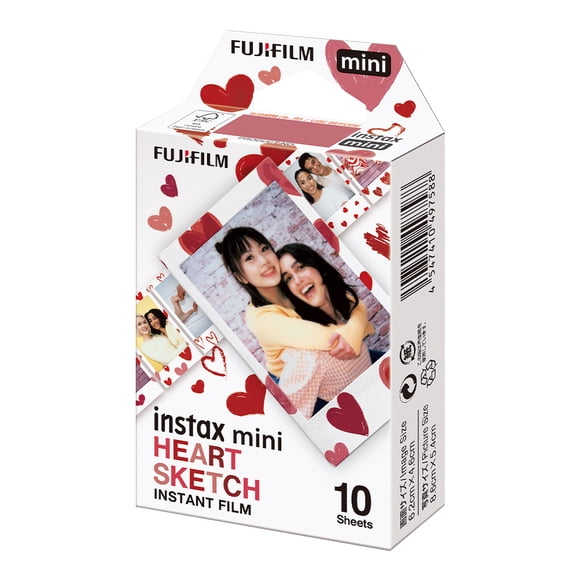 Película Fujifilm instax mini Fijifilm Corazones