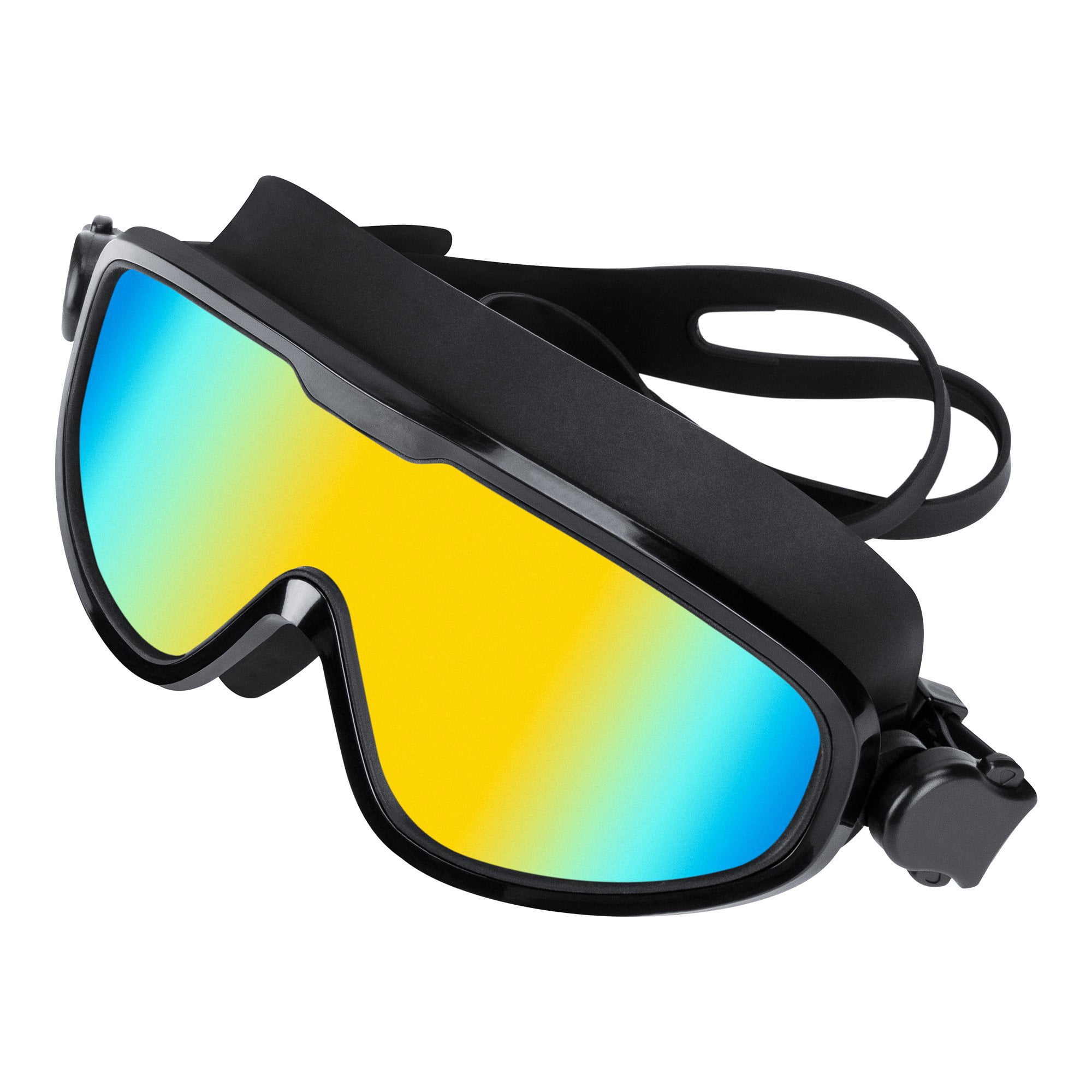 Scuba Choice Black UV Nearsighted Prescription Corrective Optical RX Lenses Swimming Goggles