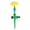 Yellow, variant on erfcxs Interesting Adjustable Sunflower Sprinkler Nozzle Water Conservation Garden Hose Sprayer For Kids' Summer Outdoor Play
