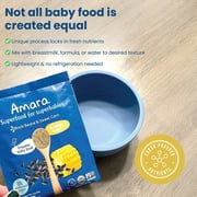 Amara Organic Baby Food Black Bean & Sweet Corn, No Added Sugar, 5 Individual Servings