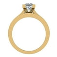 thumbnail image 3 of Princess Cut Cathedral Accented Diamond Wedding Ring Set 1.50 CTW 14K Gold ( G , I1 ), 3 of 5