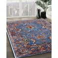 thumbnail image 2 of Ahgly Company Indoor Square Mid-Century Modern Maroon Purple Oriental Area Rugs, 3' Square, 2 of 6