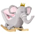 thumbnail image 1 of Juguete balancín Qaba Elephant Rocker para bebés de 18 a 36 meses, 1 of 9