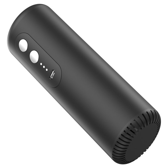 Portable Ozone & Anion Air Purifier with 2000mAh Battery - Formaldehyde & Odor Removal, Silent Operation, Ergonomic Design for Home and Car - No Filter Needed, Rechargeable, Anodized Alloy+ABS,