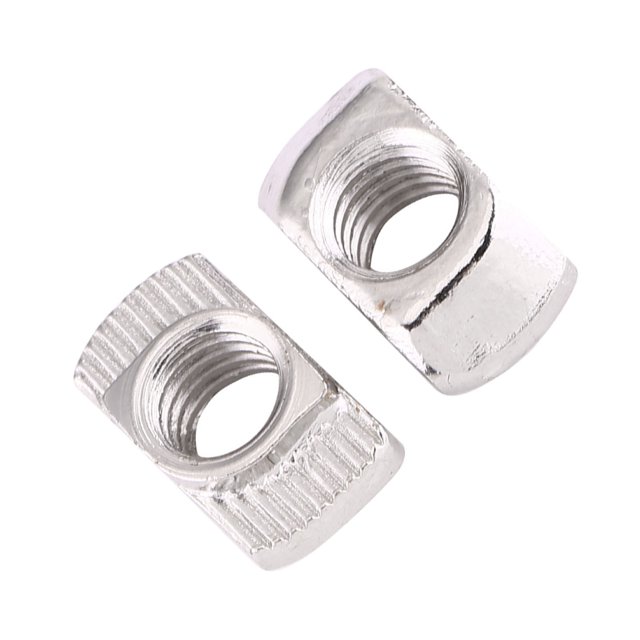 Paquete De 50 Tuercas Con Cabeza De Martillo De Acero Al Carbono, Recubiertas, Para Unir Perfiles De Aluminio, Para Perfiles Estándar Europeos