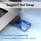 thumbnail image 5 of Lector de tarjetas inteligentes USB para tarjeta bancaria SIM ID CAC Conector para computadora PC, 5 of 9